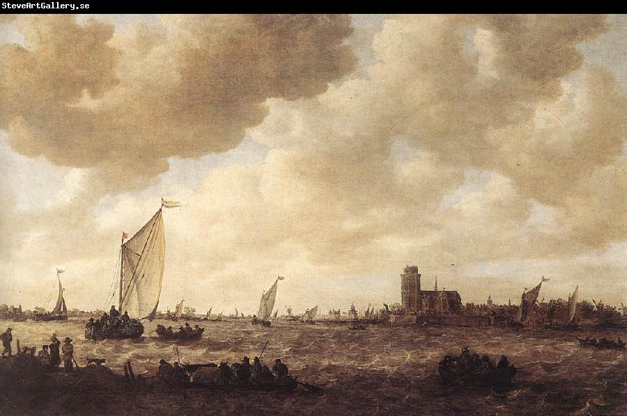 GOYEN, Jan van View of Dordrecht dg